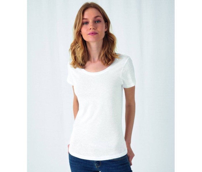 Tee-shirt femme Slub en coton bio