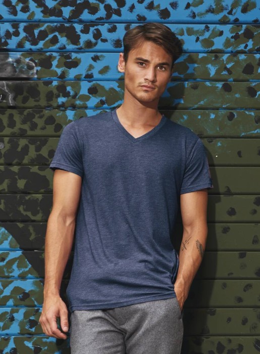 Tee-shirt col V homme Tri-blend