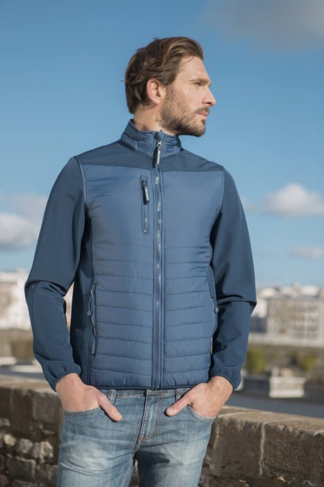 Blouson bi-matière doublé polaire