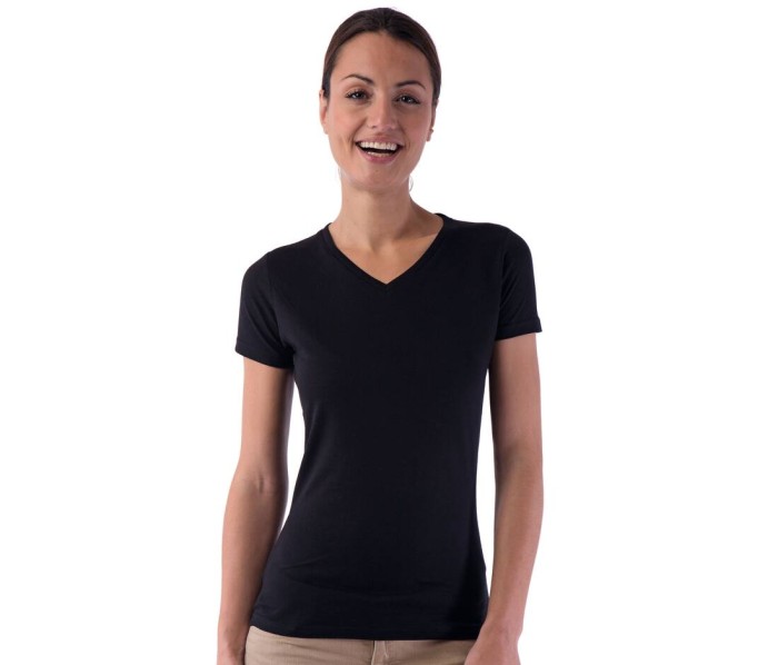 Tee-shirt femme premium col V