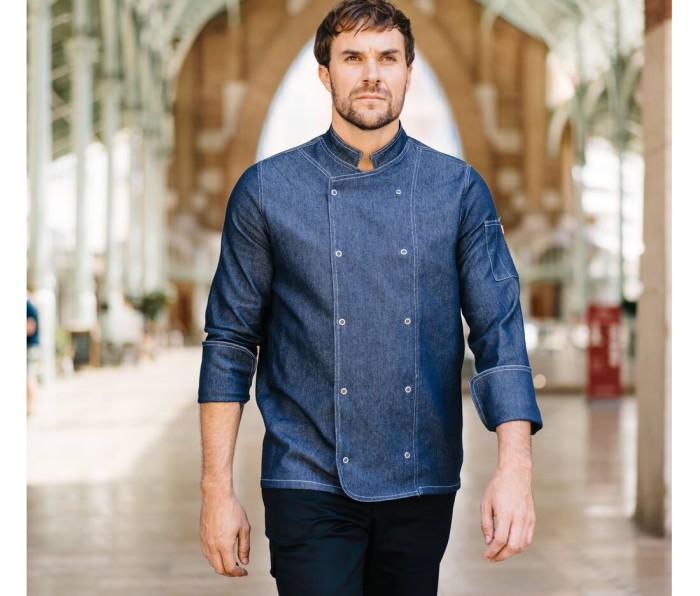 VESTE DE CUISINE EN DENIM